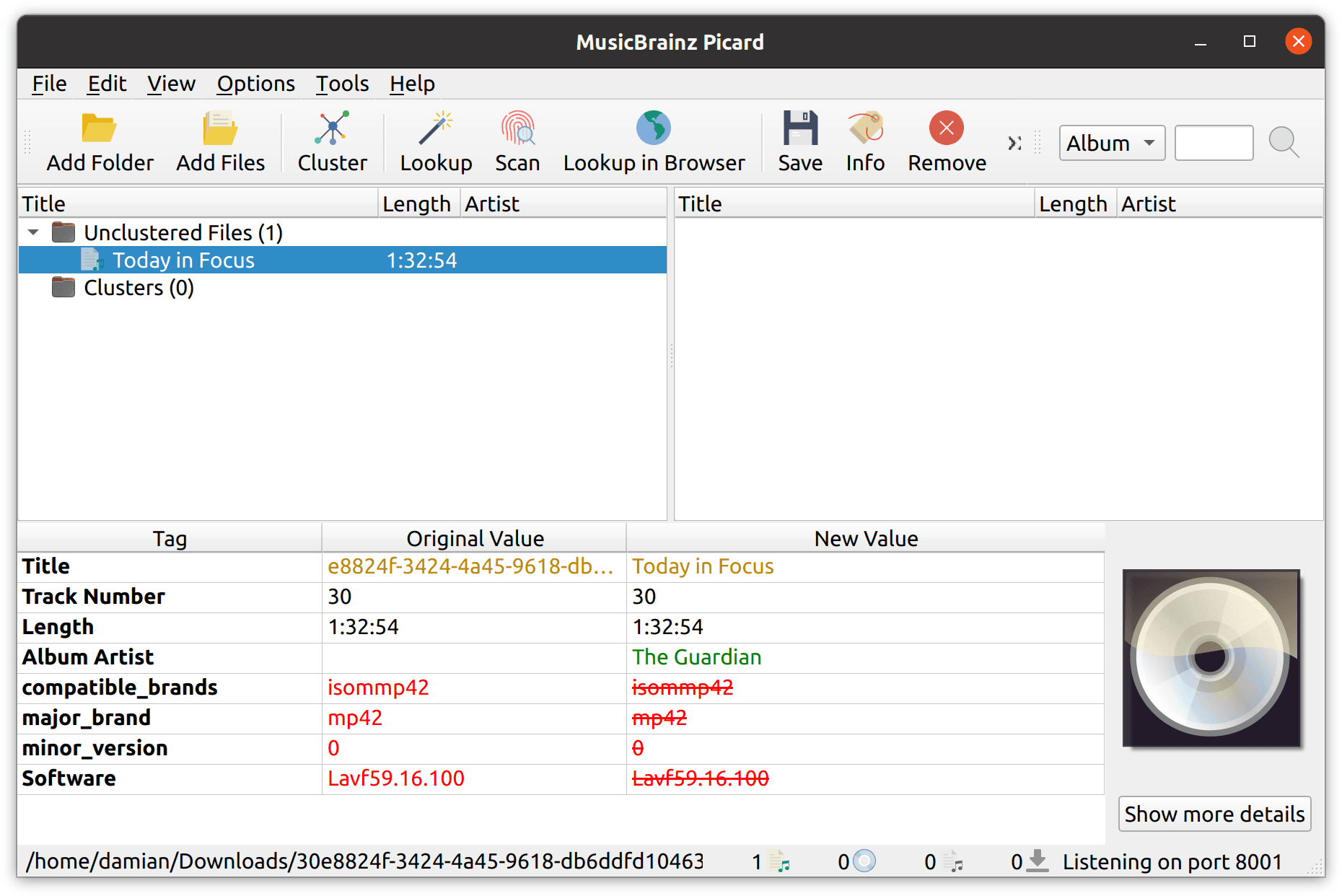 MusicBrainz Picard